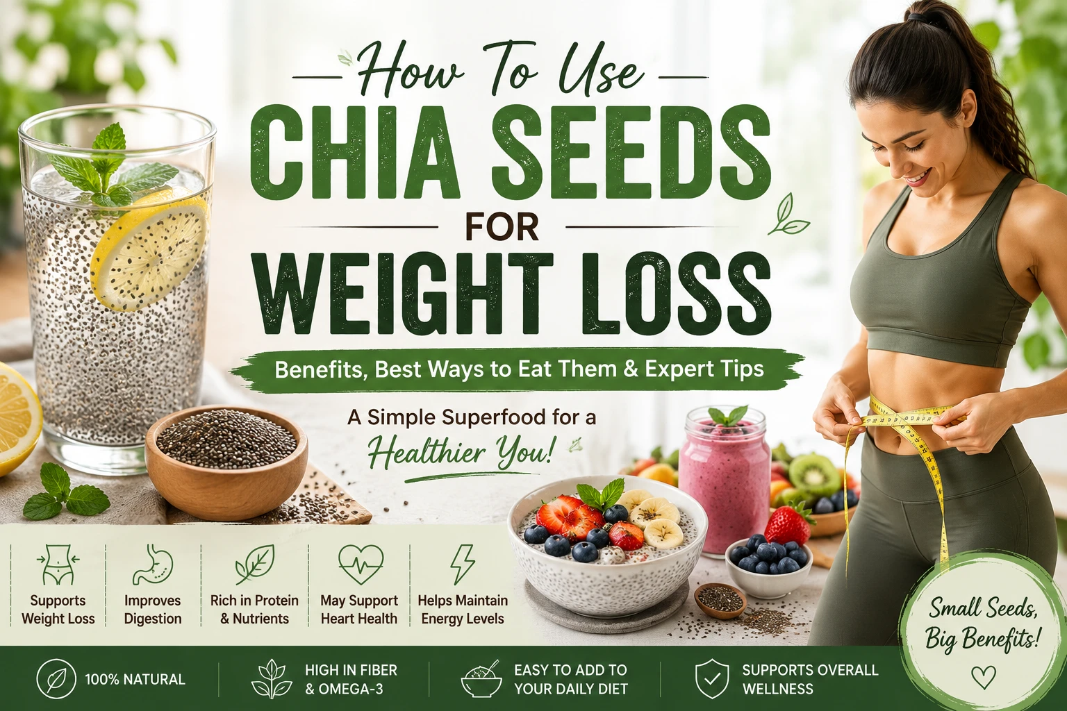 chia seeds weight loss banner