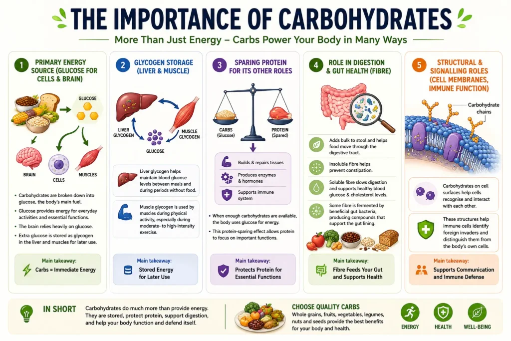 what carbohydrates do in body